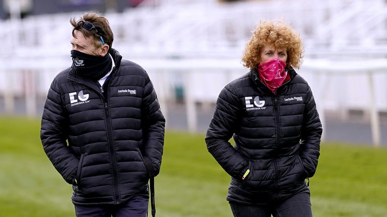 Lucinda Russell (right) 