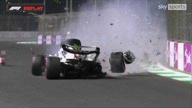 Huge crash for Schumacher in qualifying